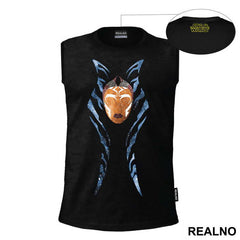 Ahsoka Tano Face Painting - Mandalorian - Star Wars