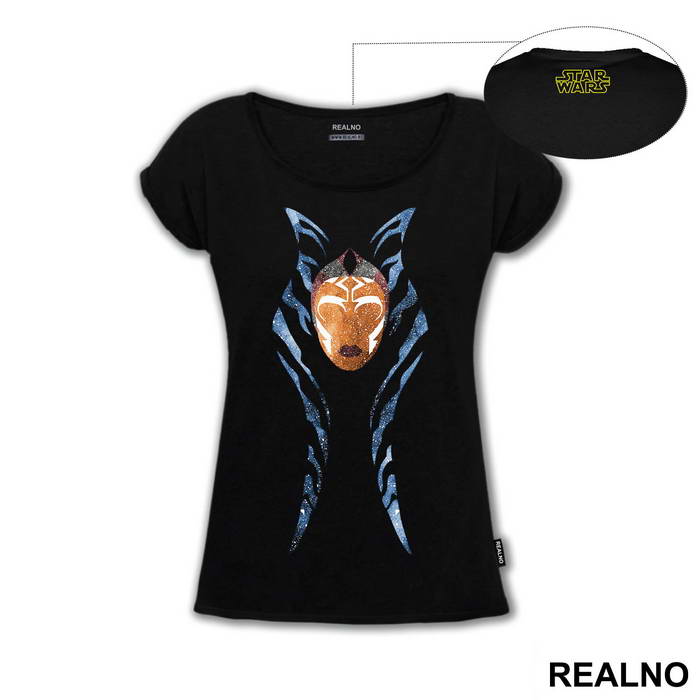Ahsoka Tano Face Painting - Mandalorian - Star Wars