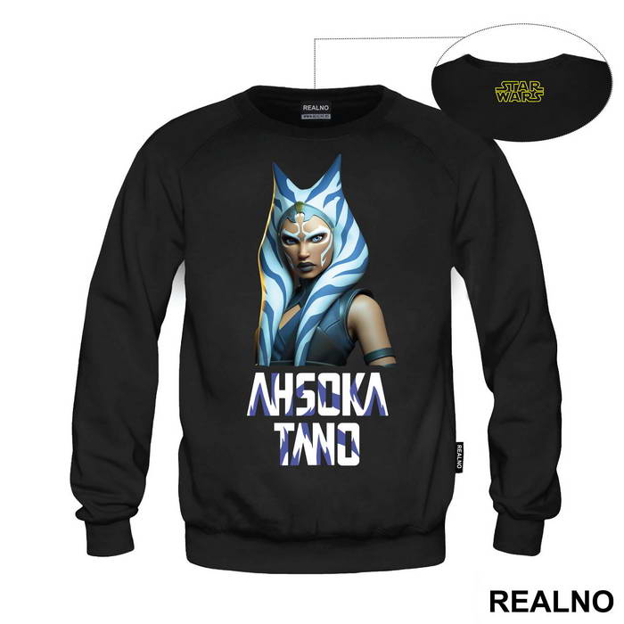Ahsoka Text And Portrait- Mandalorian - Star Wars