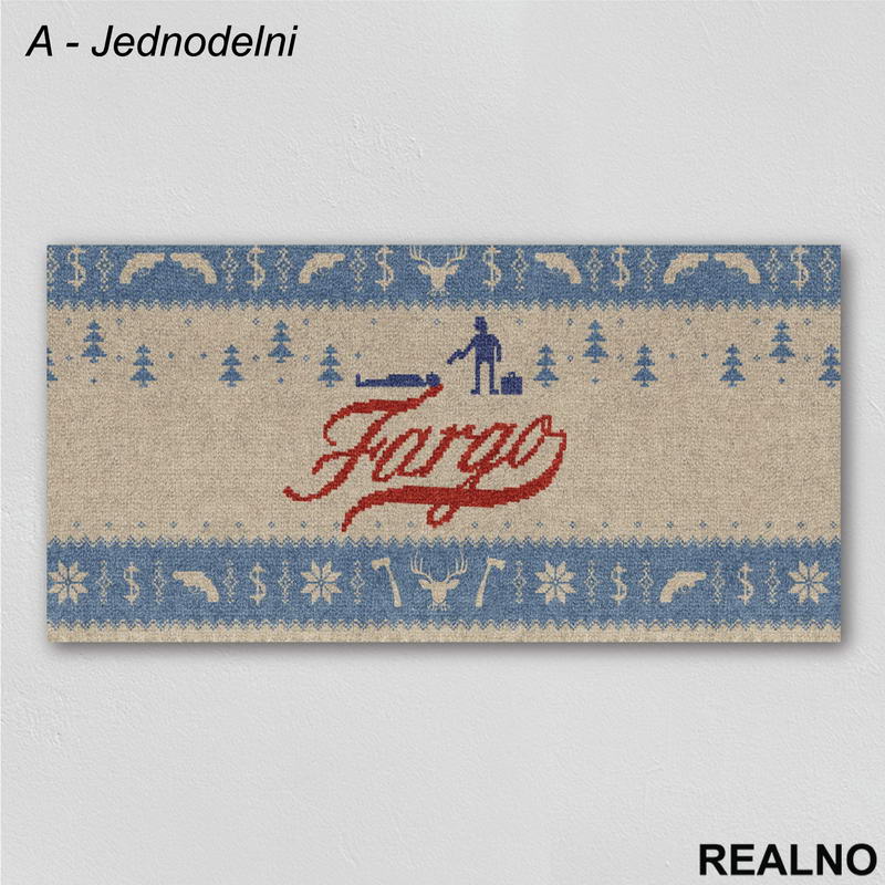 Knited Scene - Fargo - Slika na platnu - Kanvas