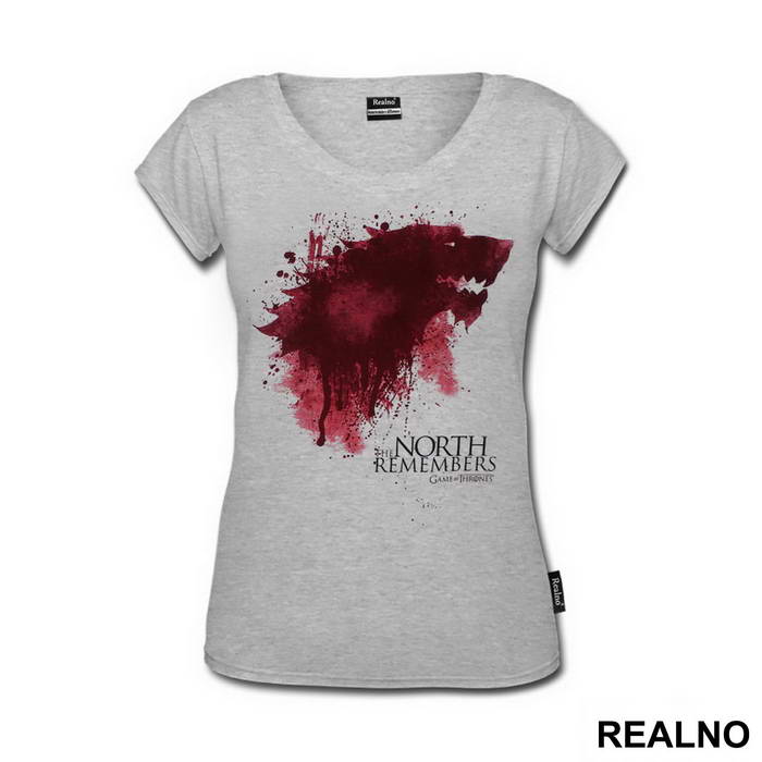 The North Remembers - Bloody Wolf Sigil - House Stark - Game Of Thrones - GOT