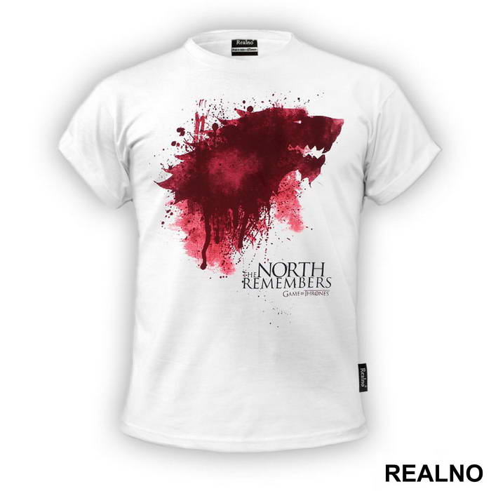The North Remembers - Bloody Wolf Sigil - House Stark - Game Of Thrones - GOT