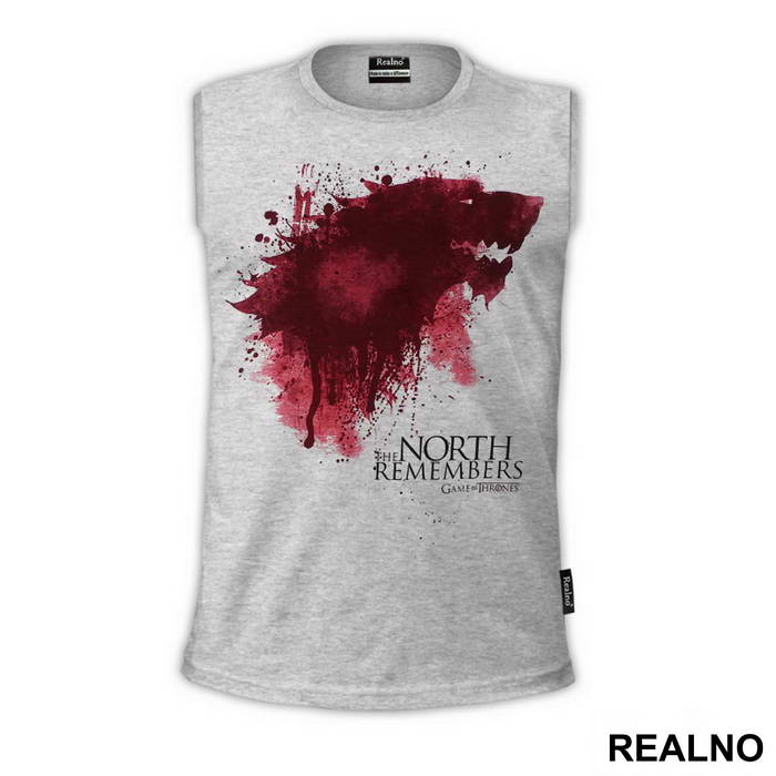 The North Remembers - Bloody Wolf Sigil - House Stark - Game Of Thrones - GOT