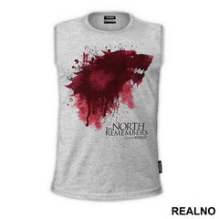 The North Remembers - Bloody Wolf Sigil - House Stark - Game Of Thrones - GOT