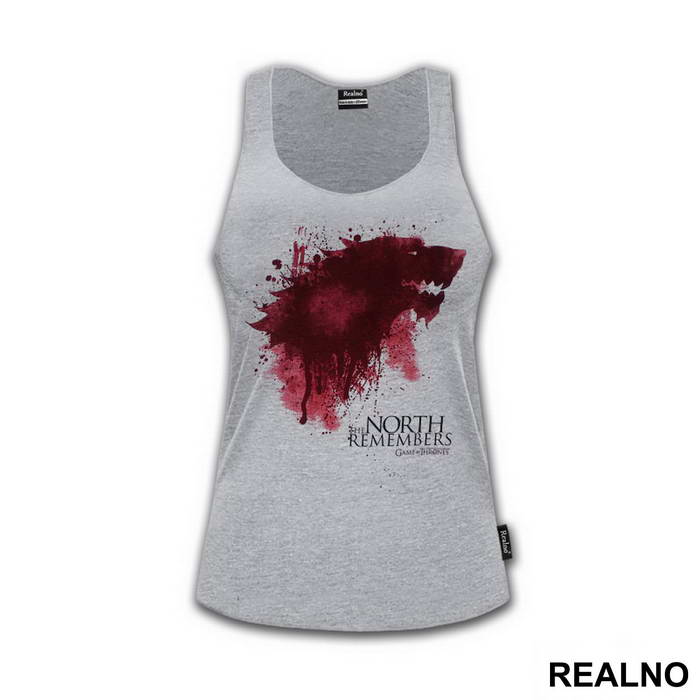 The North Remembers - Bloody Wolf Sigil - House Stark - Game Of Thrones - GOT
