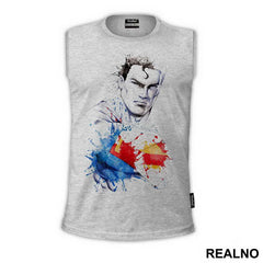 Splash Watercolor Art - Superman