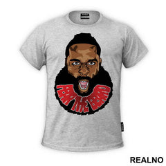 James Harden Fear The Beard Red And Black - NBA - Košarka