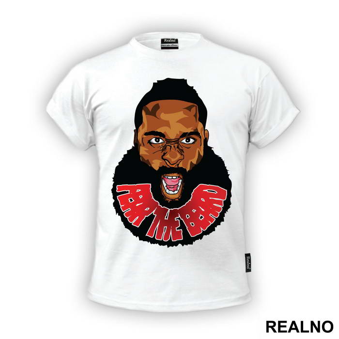 James Harden Fear The Beard Red And Black - NBA - Košarka