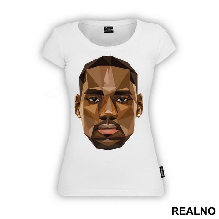 Lebron James Head Triangle Art - NBA - Košarka