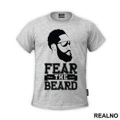 James Harden Fear The Beard Stencil Black - NBA - Košarka