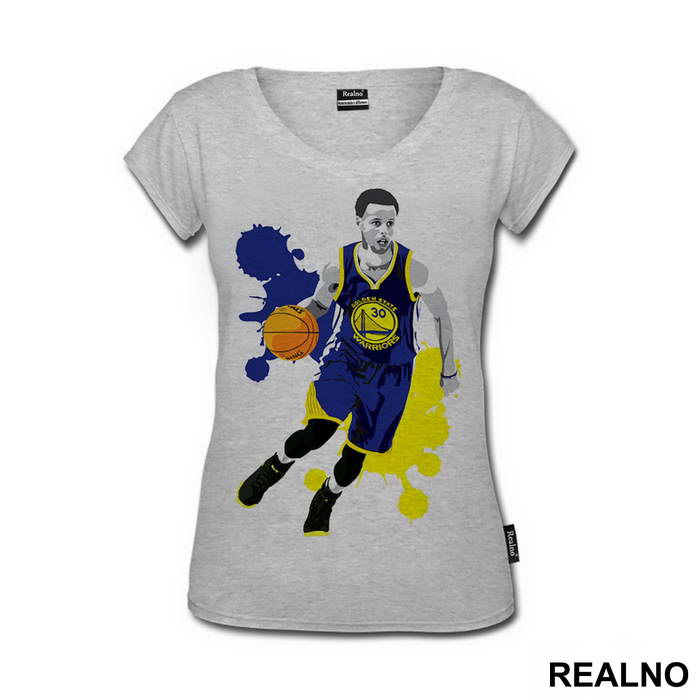 Stephen Steph Curry Golden State Warriors 30 Art - NBA - Košarka