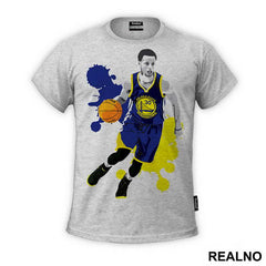 Stephen Steph Curry Golden State Warriors 30 Art - NBA - Košarka