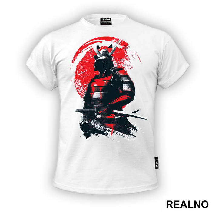 Black And Red Samurai - Art - Majica