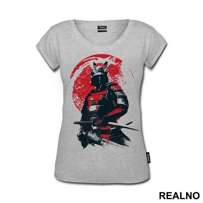 Black And Red Samurai - Art - Majica