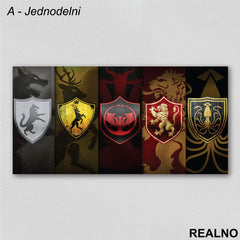 Logo - Game Of Thrones - GOT - Slika na platnu - Kanvas
