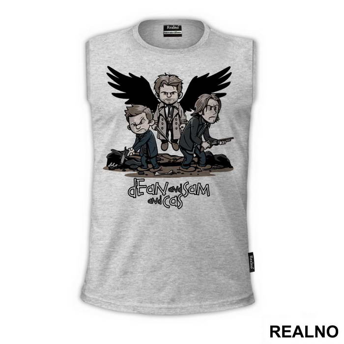Dean And Sam And Cas - Supernatural - Majica