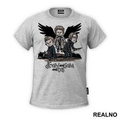Dean And Sam And Cas - Supernatural - Majica