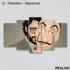 The Proffesor - La Casa De Papel - Money Heist - Slika na platnu - Kanvas