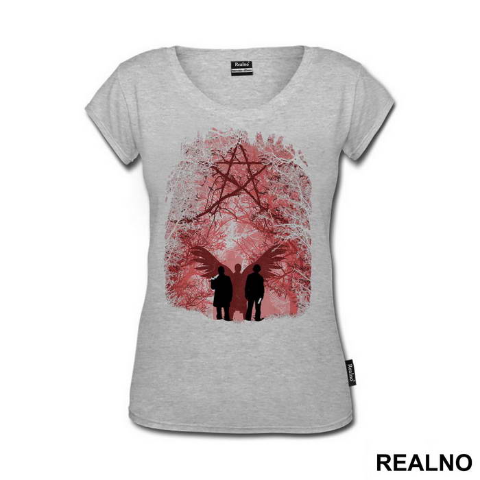 Brothers And Angel - Red - Supernatural