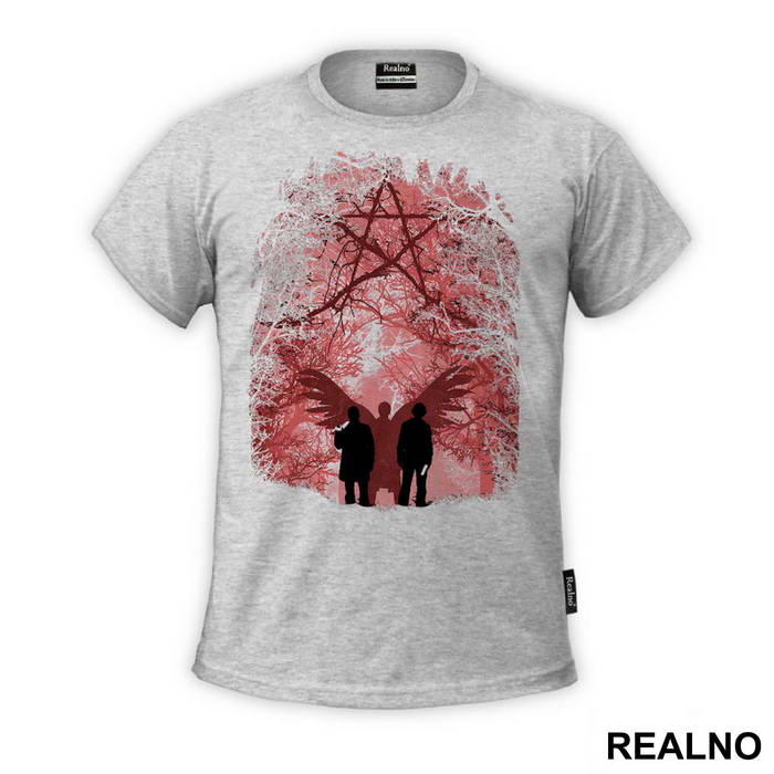 Brothers And Angel - Red - Supernatural