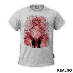 Brothers And Angel - Red - Supernatural