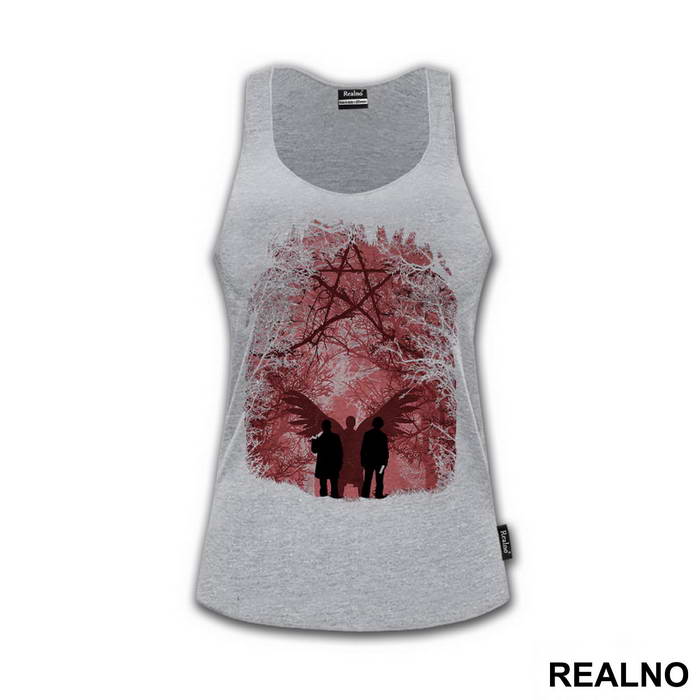 Brothers And Angel - Red - Supernatural