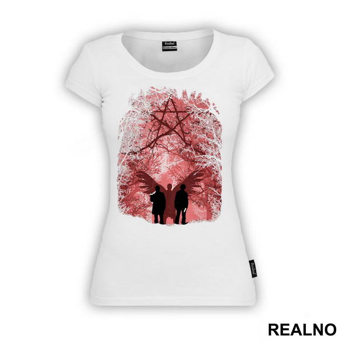 Brothers And Angel - Red - Supernatural