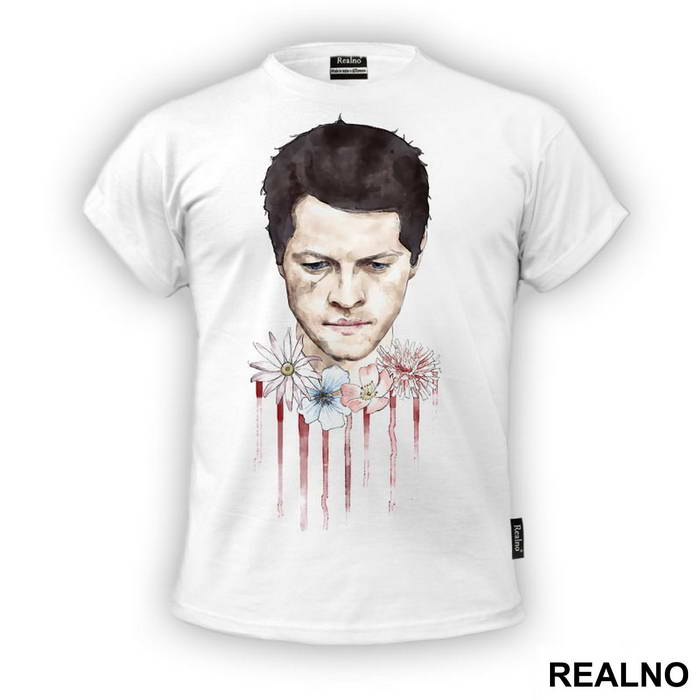 Castiel And Flowers - Supernatural