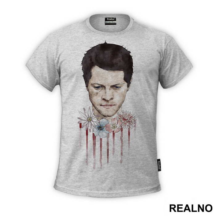 Castiel And Flowers - Supernatural