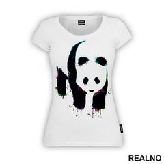Panda Is Standing On Colors - Art - Majica