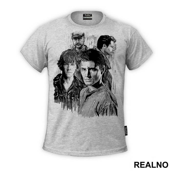 Dean, Sam, Castiel And Bobby - Supernatural