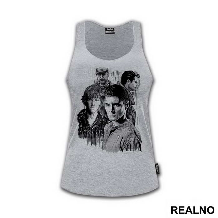 Dean, Sam, Castiel And Bobby - Supernatural