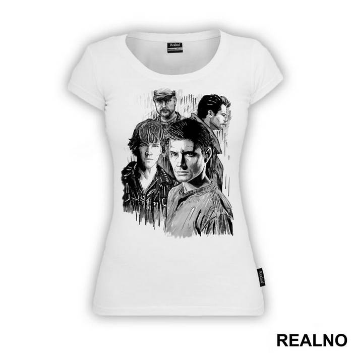 Dean, Sam, Castiel And Bobby - Supernatural