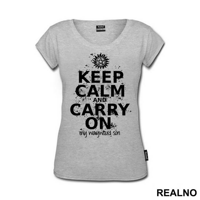 Keep Calm And Carry On My Wayward Son - Dots - Supernatural