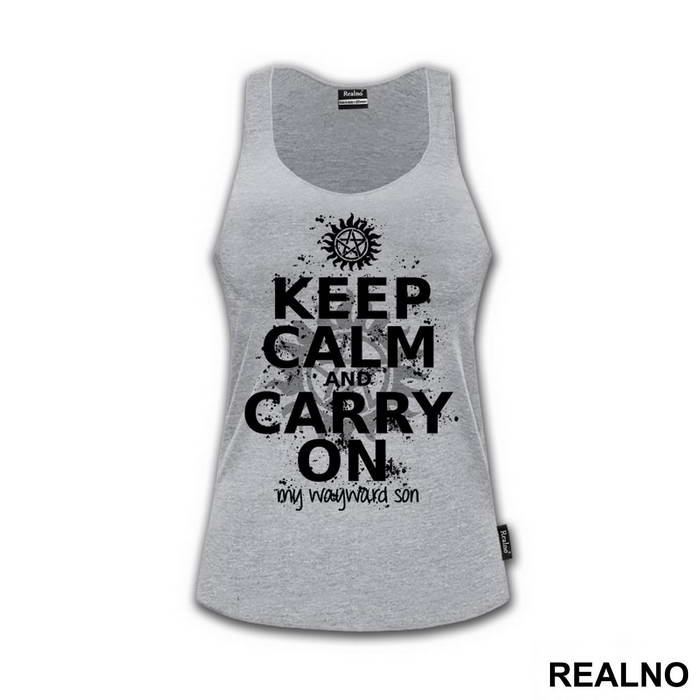 Keep Calm And Carry On My Wayward Son - Dots - Supernatural