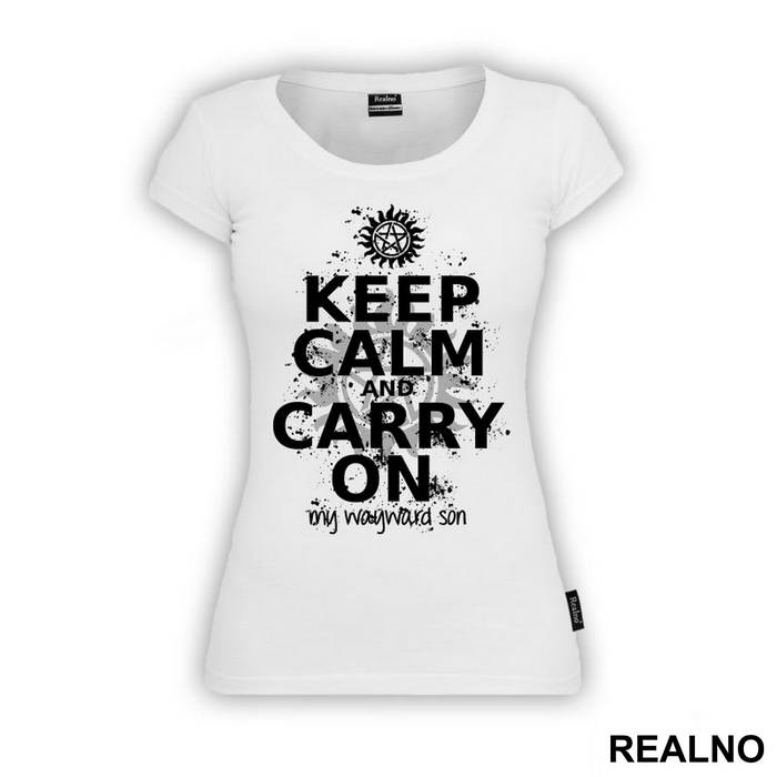 Keep Calm And Carry On My Wayward Son - Dots - Supernatural