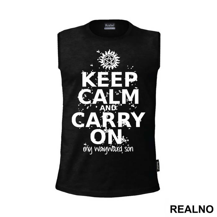 Keep Calm And Carry On My Wayward Son - Dots - Supernatural