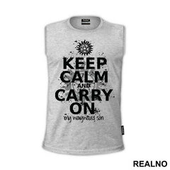 Keep Calm And Carry On My Wayward Son - Dots - Supernatural