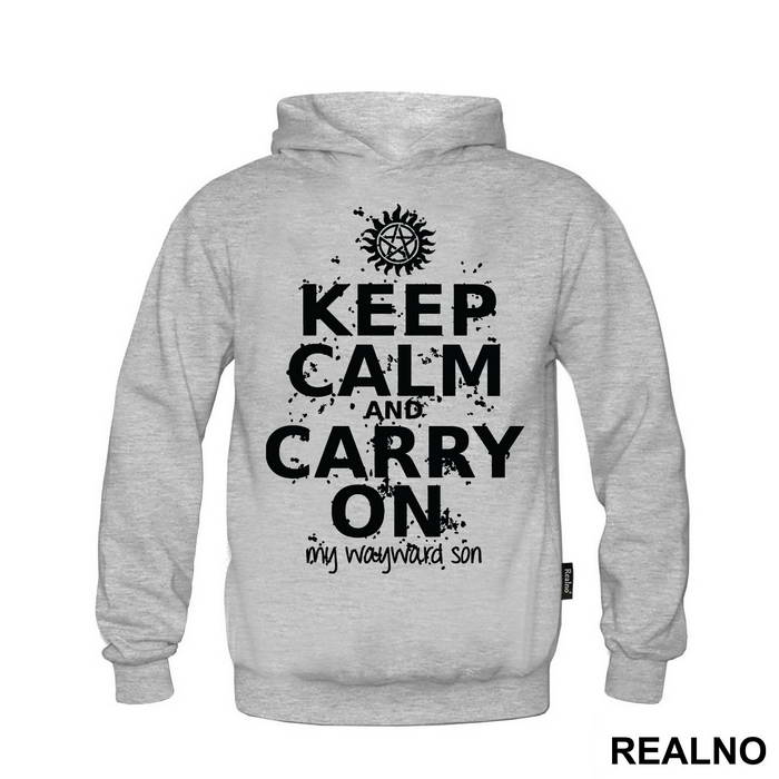 Keep Calm And Carry On My Wayward Son - Dots - Supernatural