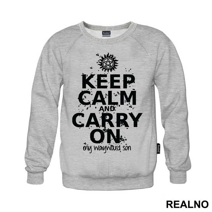 Keep Calm And Carry On My Wayward Son - Dots - Supernatural