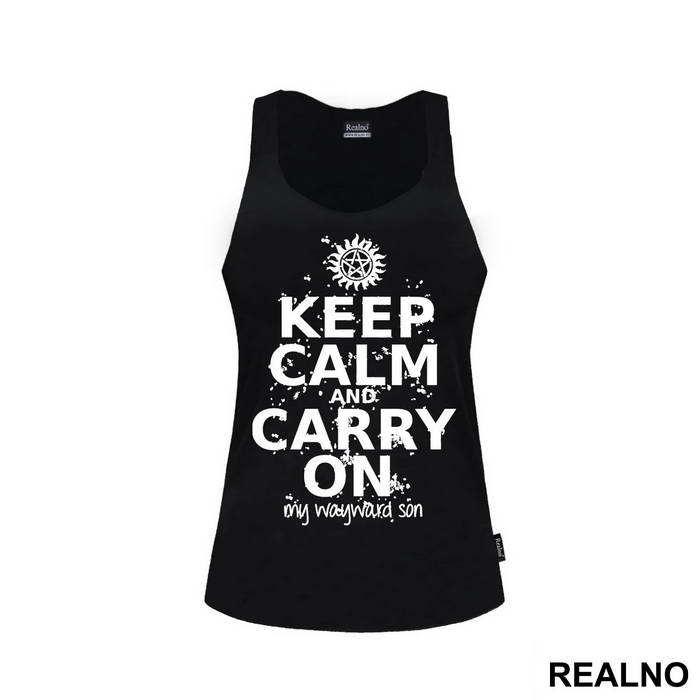 Keep Calm And Carry On My Wayward Son - Dots - Supernatural