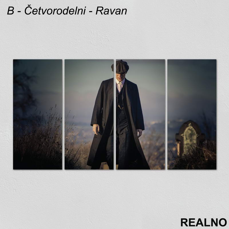 Thomas Shelby Walking - Peaky Blinders - Slika na platnu - Kanvas