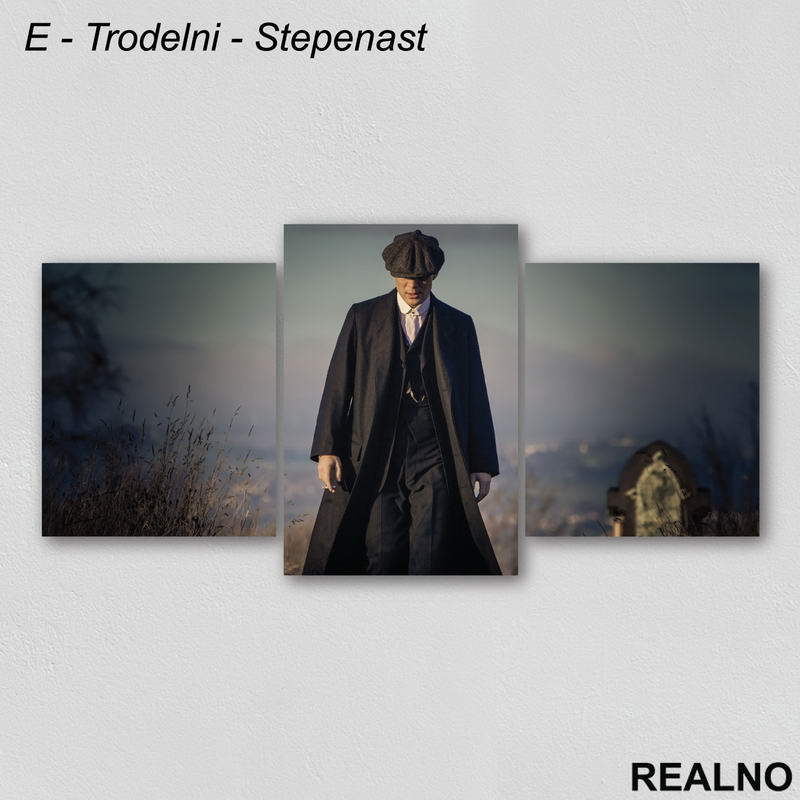 Thomas Shelby Walking - Peaky Blinders - Slika na platnu - Kanvas