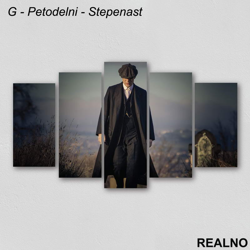 Thomas Shelby Walking - Peaky Blinders - Slika na platnu - Kanvas