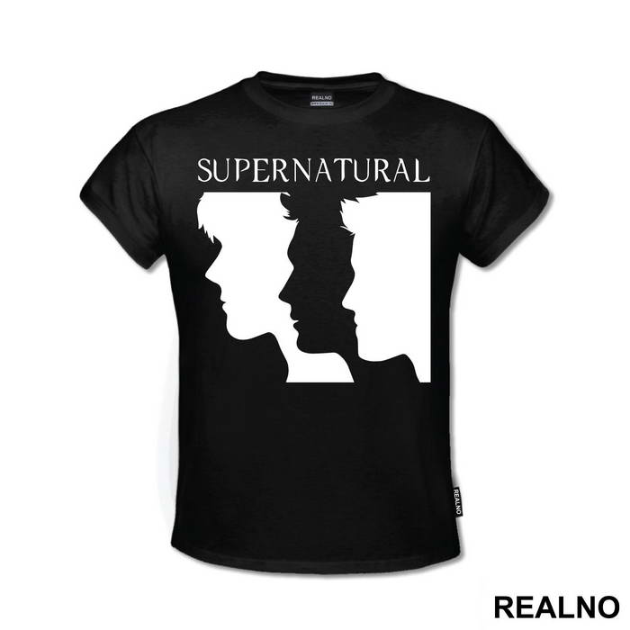 Black Outlines - Sam, Dean And Cas - Supernatural