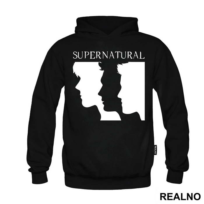 Black Outlines - Sam, Dean And Cas - Supernatural