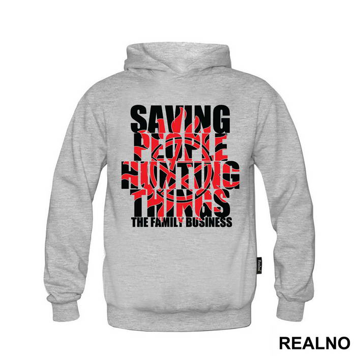 Saving People, Hunting Things - Black And Red - Supernatural