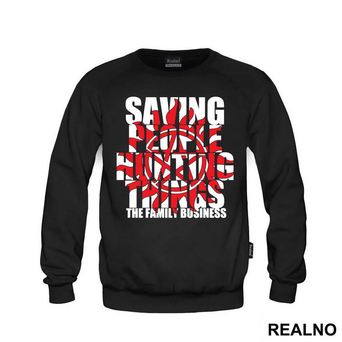Saving People, Hunting Things - Black And Red - Supernatural
