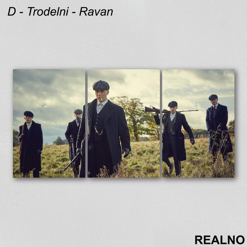 Thomas, John And Finn Shelby - Peaky Blinders - Slika na platnu - Kanvas