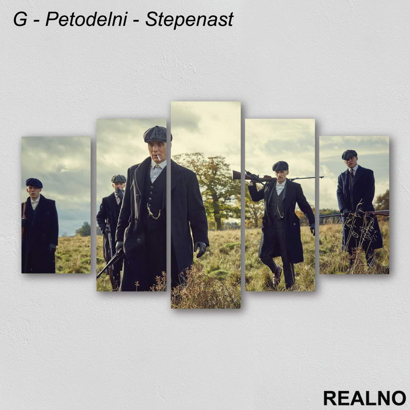 Thomas, John And Finn Shelby - Peaky Blinders - Slika na platnu - Kanvas